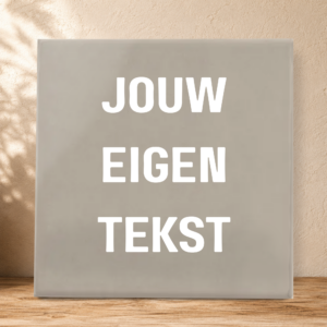 Ontwerp je eigen tegel - Mistgrijs - Mat