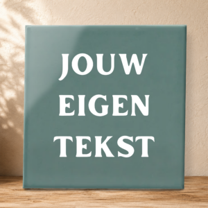 Ontwerp je eigen tegel - Zeegroen - Mat